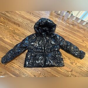 Alo Yoga Stunner Puffer Jacket Coat In Black M